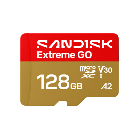 SANDISK EXTREME GO MICROSD UHS-I 128GB MICROSD 240MB/S(R) / 120MB/S(W)