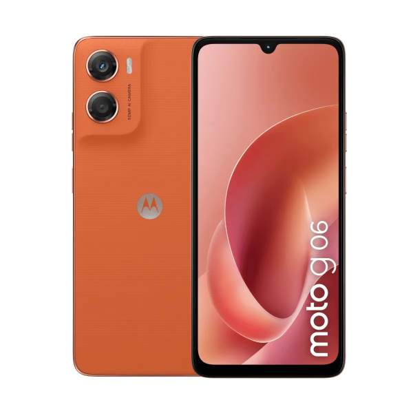 Motorola Moto G06 4G 4GB/256GB Naranja (Arabesque) Dual SIM