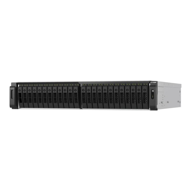 Servidor nas qnap ts - h3077afu - r7 64gb 30 bahias 2u rack gigabit ethernet