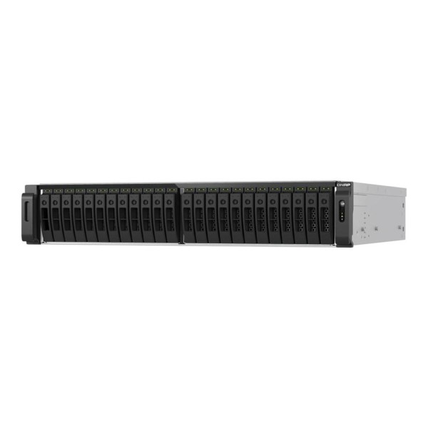 Servidor nas qnap ts - h3077afu - r7 64gb 30 bahias 2u rack gigabit ethernet