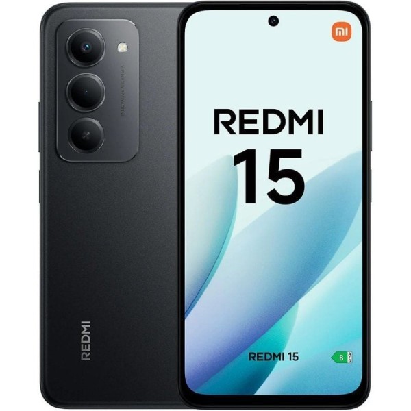 Smartphone Xiaomi Redmi 15 8GB/ 256GB/ 6.9″/ Negro