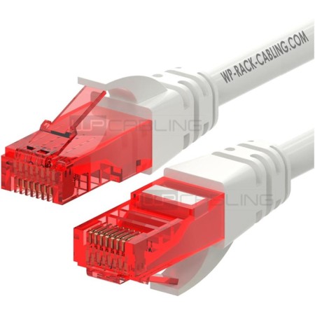 Cable de red wp latiguillo rj45 u - utp cat.6 5m blanco