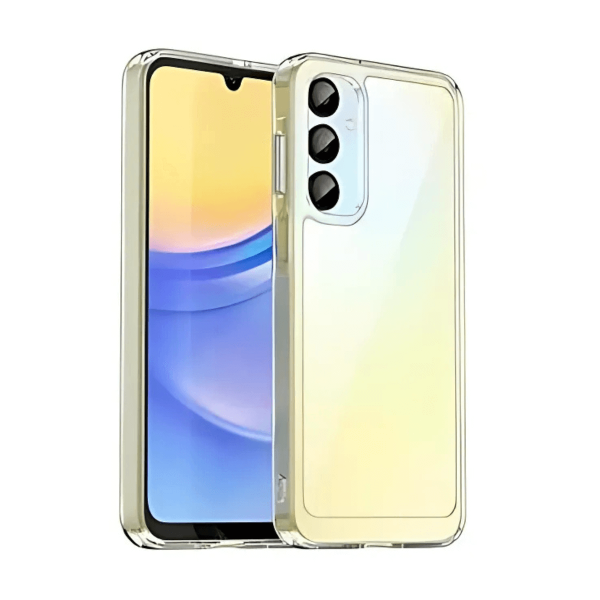 Carcasa Samsung Galaxy A16 4G / 5G hybrid (bumper + trasera transparente) Transparente