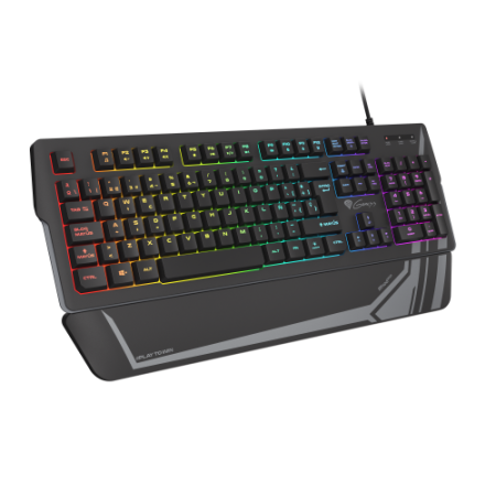 GENESIS Rhod 350 RGB teclado Juego USB QWERTY Español Negro