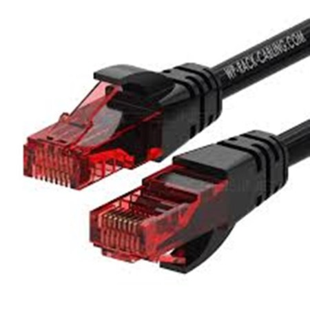 Cable de red wp latiguillo rj45 u - utp cat.6 2m negro