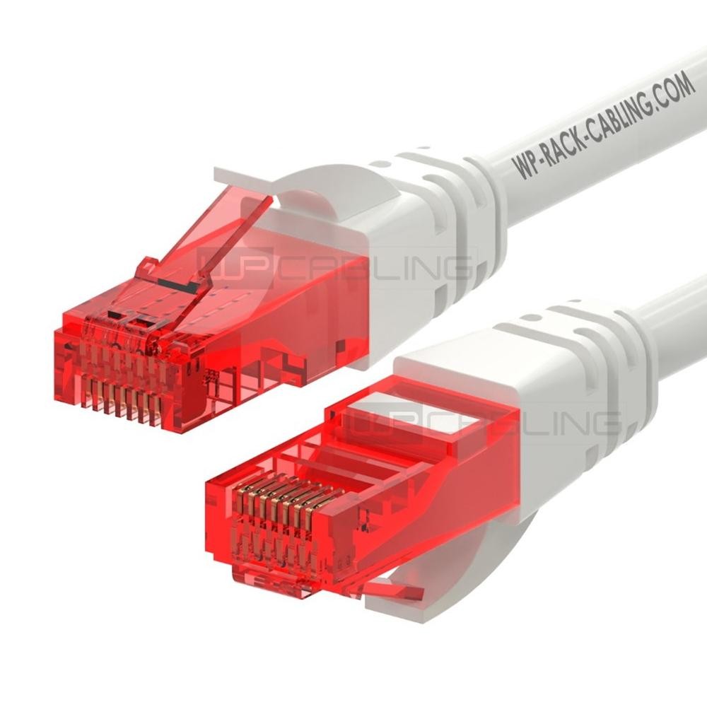 Cable de red wp latiguillo rj45 u - utp cat.6 1m blanco