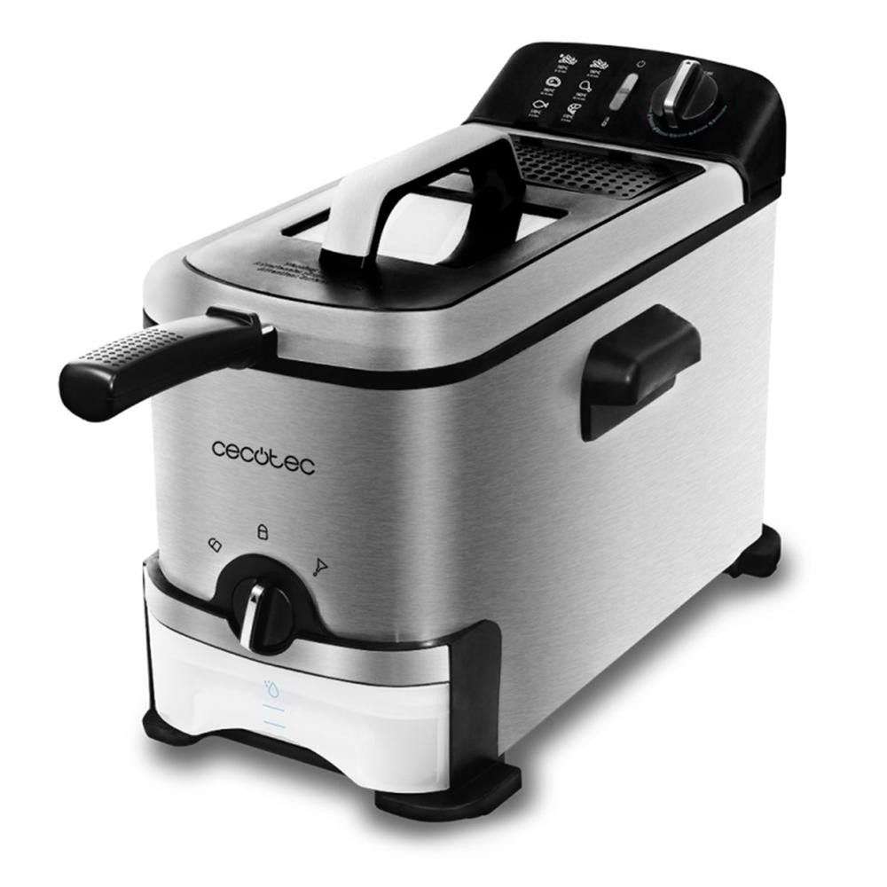 Freidora cecotec cleanfry 3000 pro filter 3l 2400w