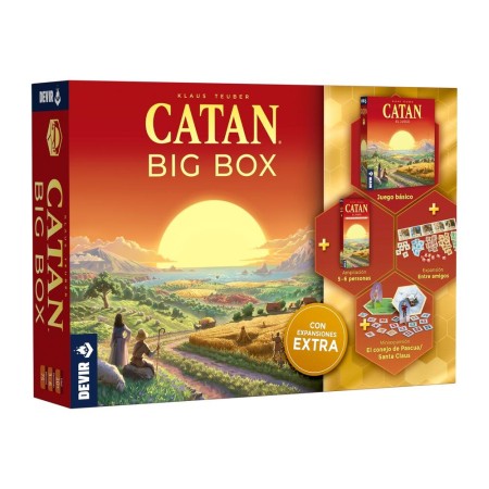 Juego de mesa devir catan big box pegi 10