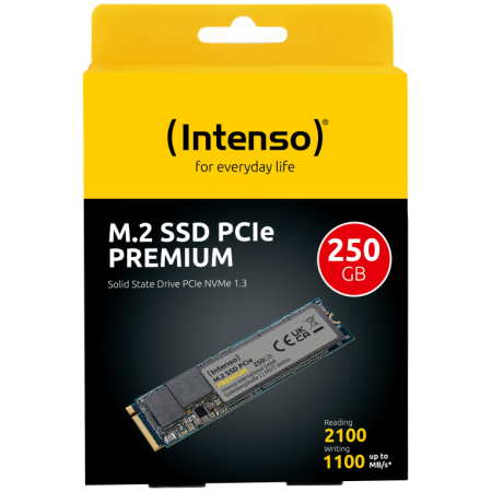 Intenso 3835440 Premium SSD 250GB PCIe Gen 3x4