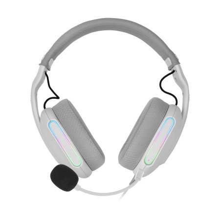 Auriculares Gaming con Micrófono Mars Gaming MH-PRO/ Jack 3.5/ USB/ Blancos