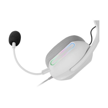Auriculares Gaming con Micrófono Mars Gaming MH-PRO/ Jack 3.5/ USB/ Blancos