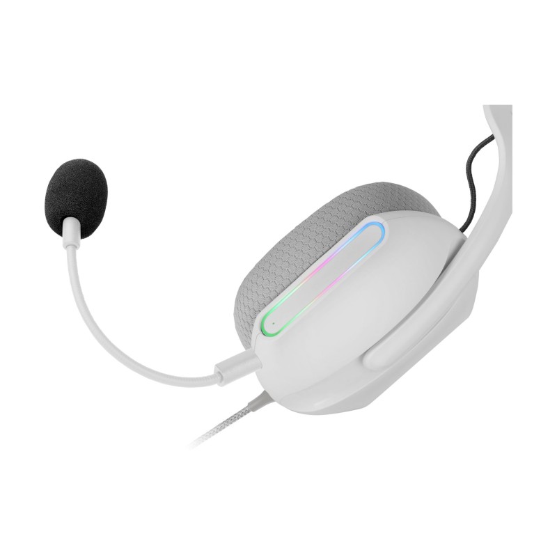 Auriculares Gaming con Micrófono Mars Gaming MH-PRO/ Jack 3.5/ USB/ Blancos