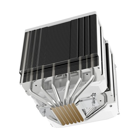 Ventilador con Disipador Doble Mars Gaming MCPU-XU6/ 2x 12cm/ Blanco
