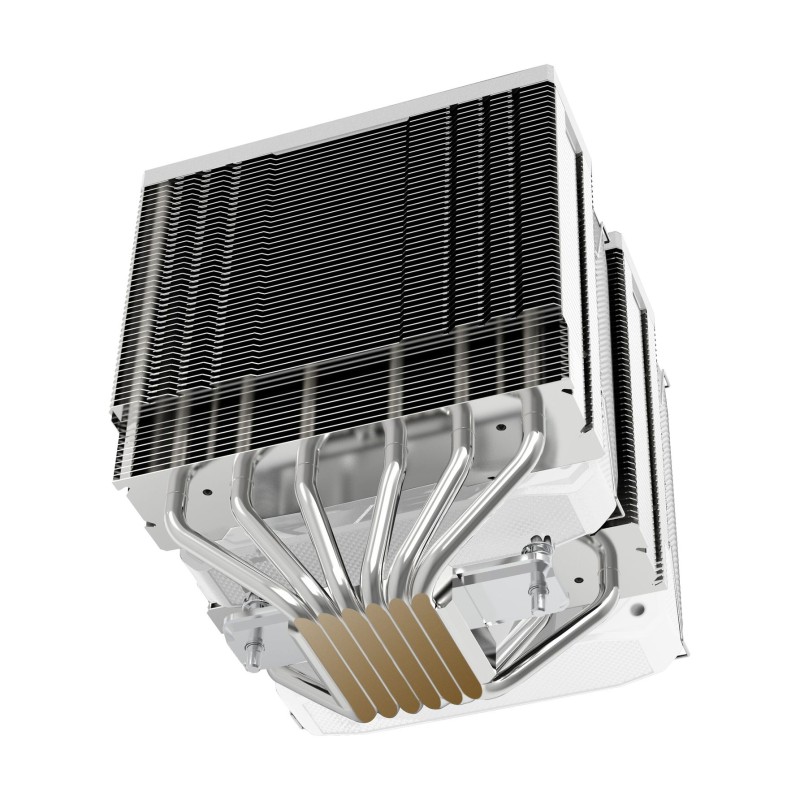 Ventilador con Disipador Doble Mars Gaming MCPU-XU6/ 2x 12cm/ Blanco