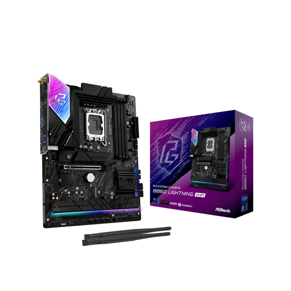 Asrock B860 Lightning WiFi Intel B860 LGA 1851 (Socket V1) ATX