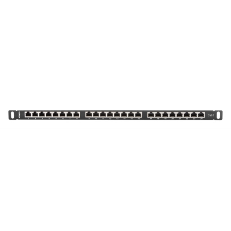 Lanberg PPS6-0024-B panel de parcheo 0.5U