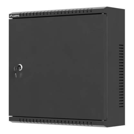 Lanberg WAT1-4014-00B armario rack 2U Bastidor de pared Negro