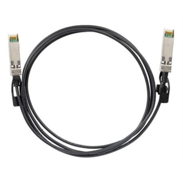 Lanberg SFP1-DAC-10-0010-B Cable de fibra óptica e InfiniBand 1 m SFP+ Negro