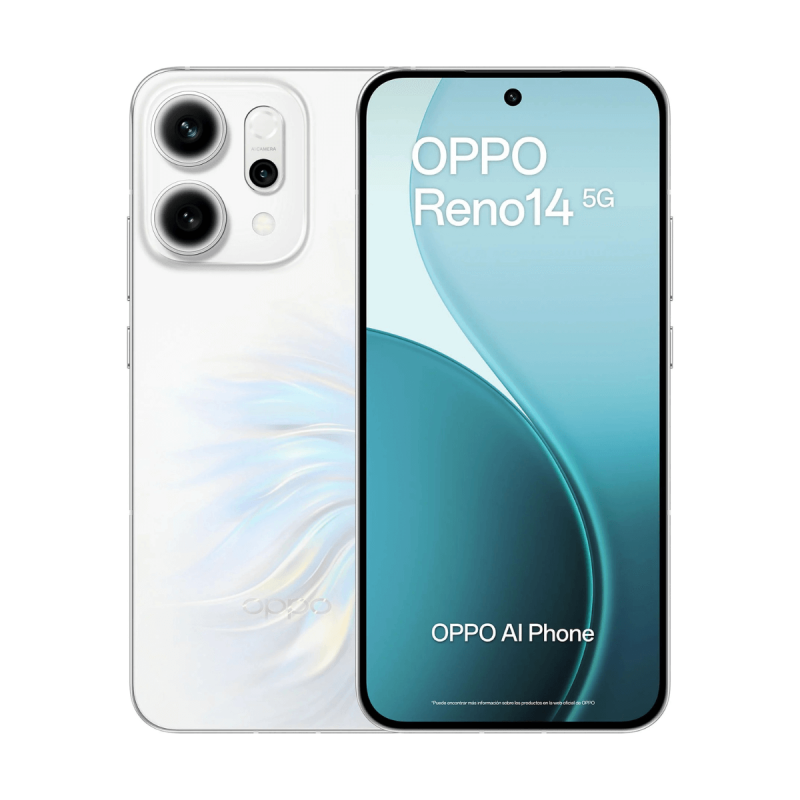 OPPO Reno14 5G 12GB/512GB Blanco (Pearl White) Dual SIM