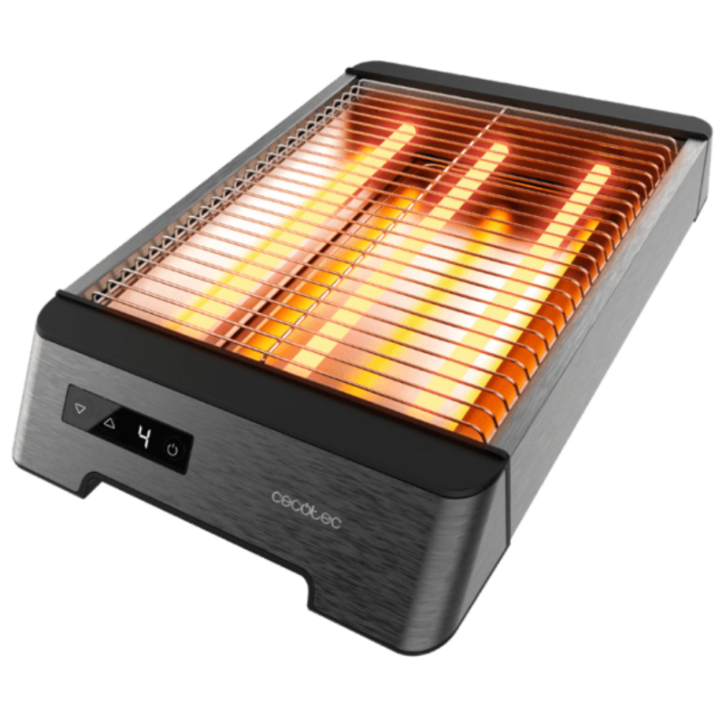 Cecotec NiceSlice 6 2 rebanada(s) 1000 W Negro, Acero inoxidable