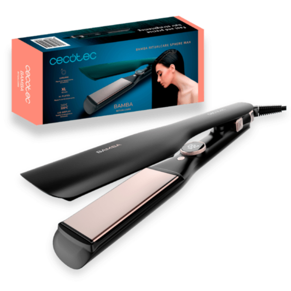 Cecotec Bamba RitualCare Sphere Max Plancha de pelo Caliente Negro 1,8 m