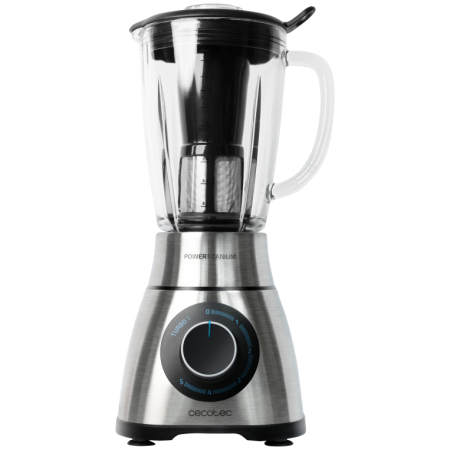 Cecotec Power Black Titanium 1300 Perfectmix 1,8 L Batidora de vaso 1300 W Negro, Titanio