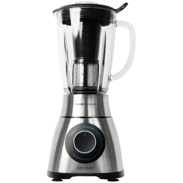 Cecotec Power Black Titanium 1300 Perfectmix 1,8 L Batidora de vaso 1300 W Negro, Titanio