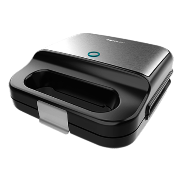 Cecotec 04309 sandwichera 1000 W Negro, Acero satinado