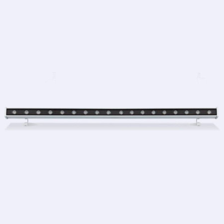 Bañador de pared lineal LED BRIDGELUX, 18W, DC24V, 1m · 3000 · Blanco cálido